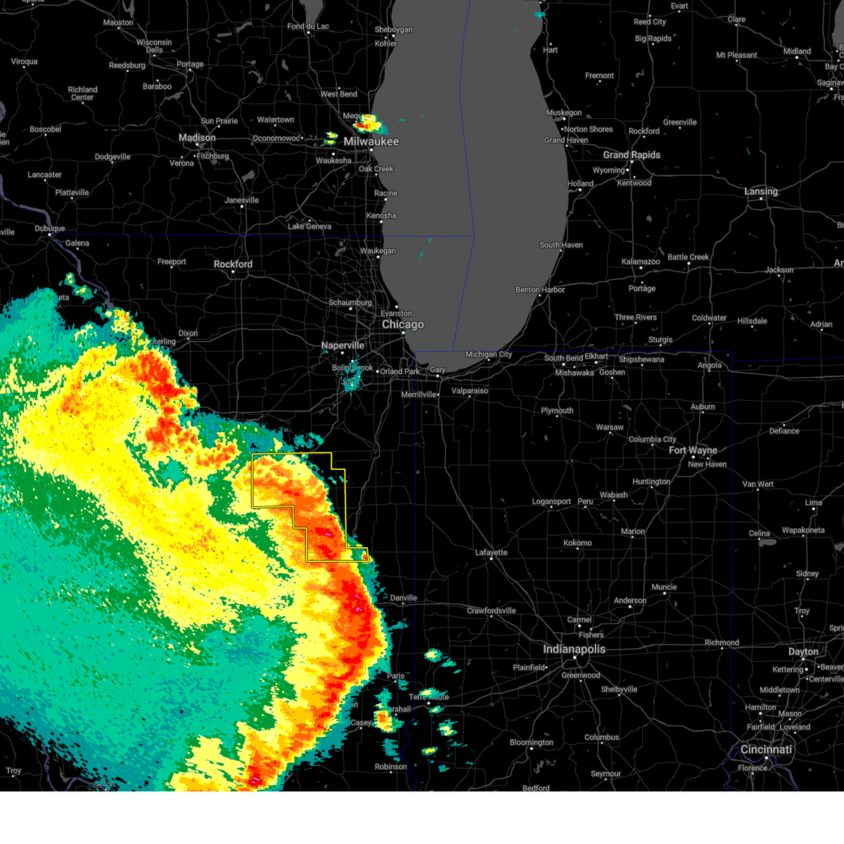 Interactive Hail Maps Hail Map for Paxton, IL