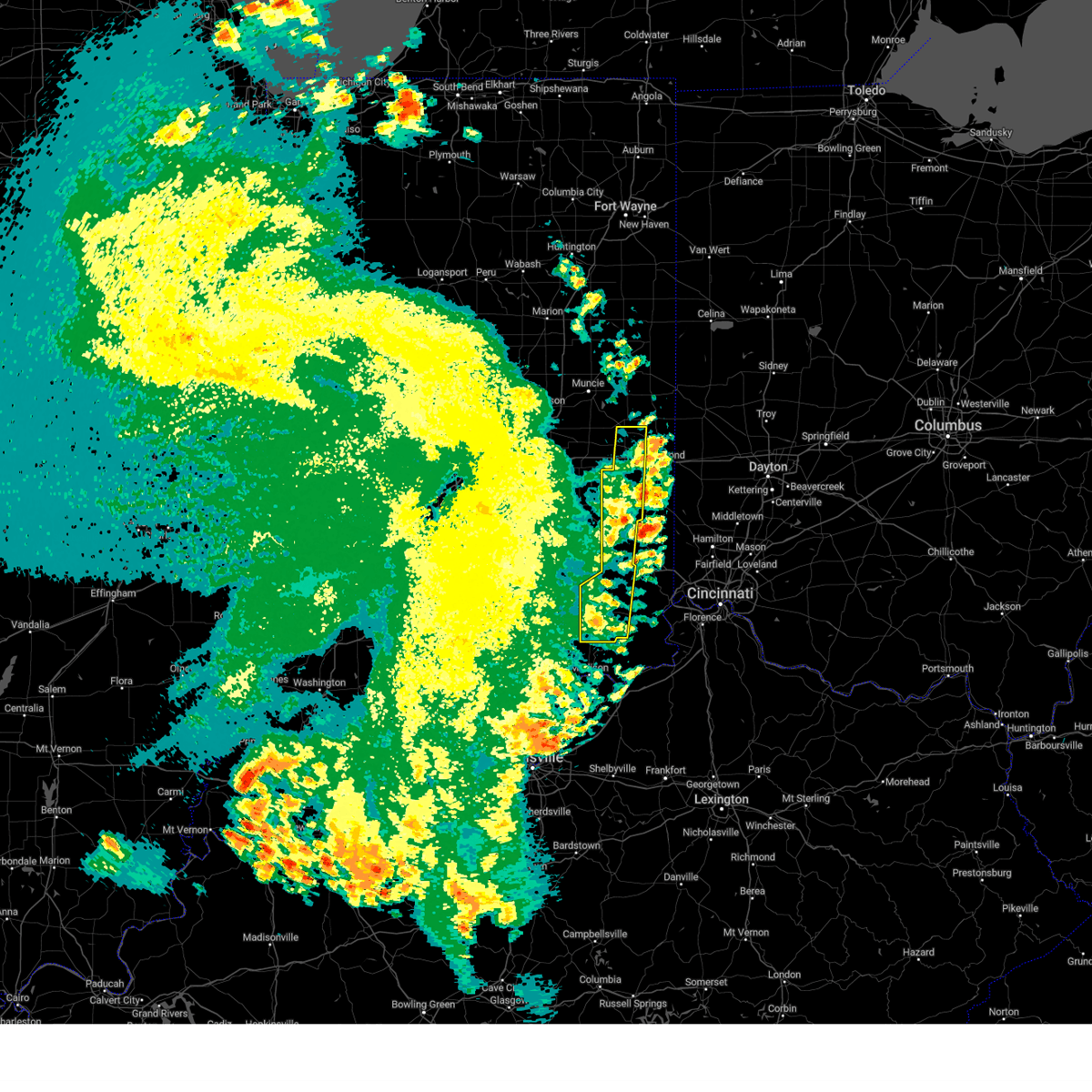 Interactive Hail Maps Hail Map for Napoleon, IN