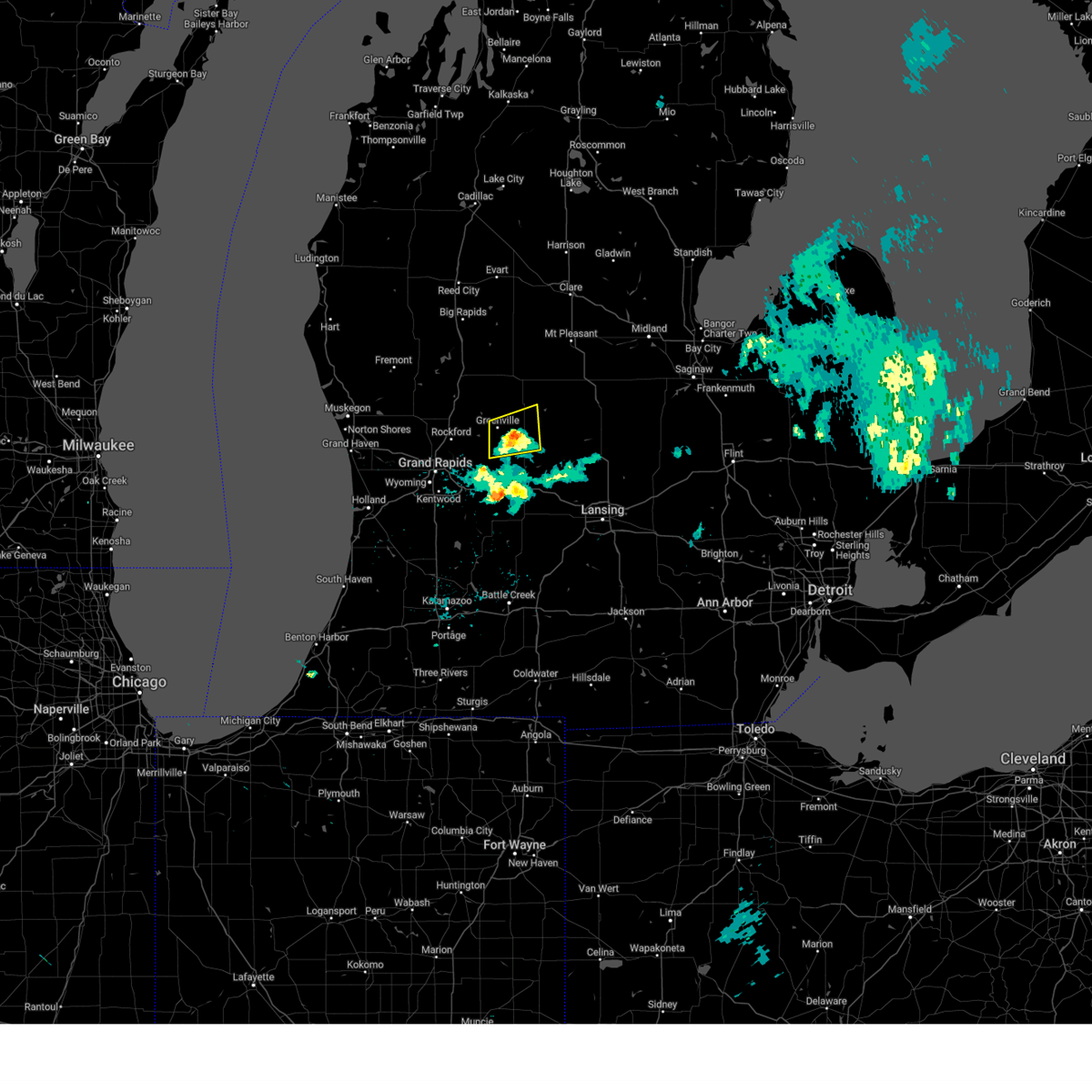 Interactive Hail Maps Hail Map for Belding, MI