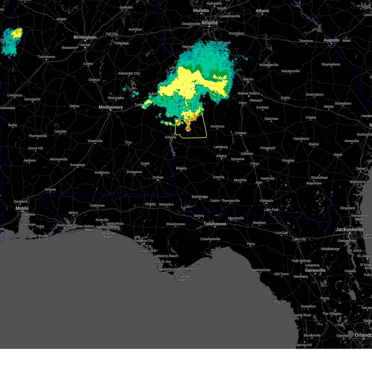 Interactive Hail Maps Hail Map for Buena Vista, GA