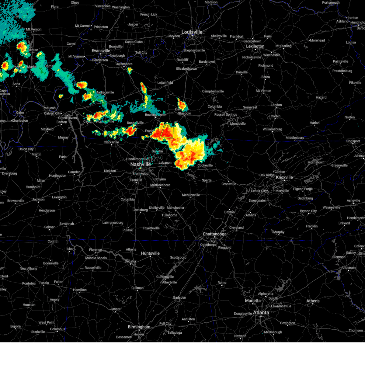 Interactive Hail Maps Hail Map for Scottsville, KY