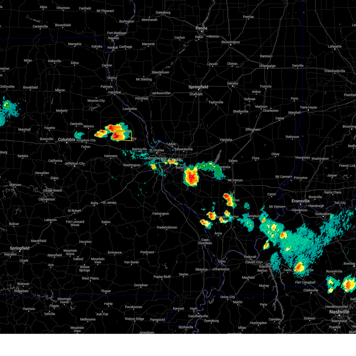 Interactive Hail Maps Hail Map for Silex, MO