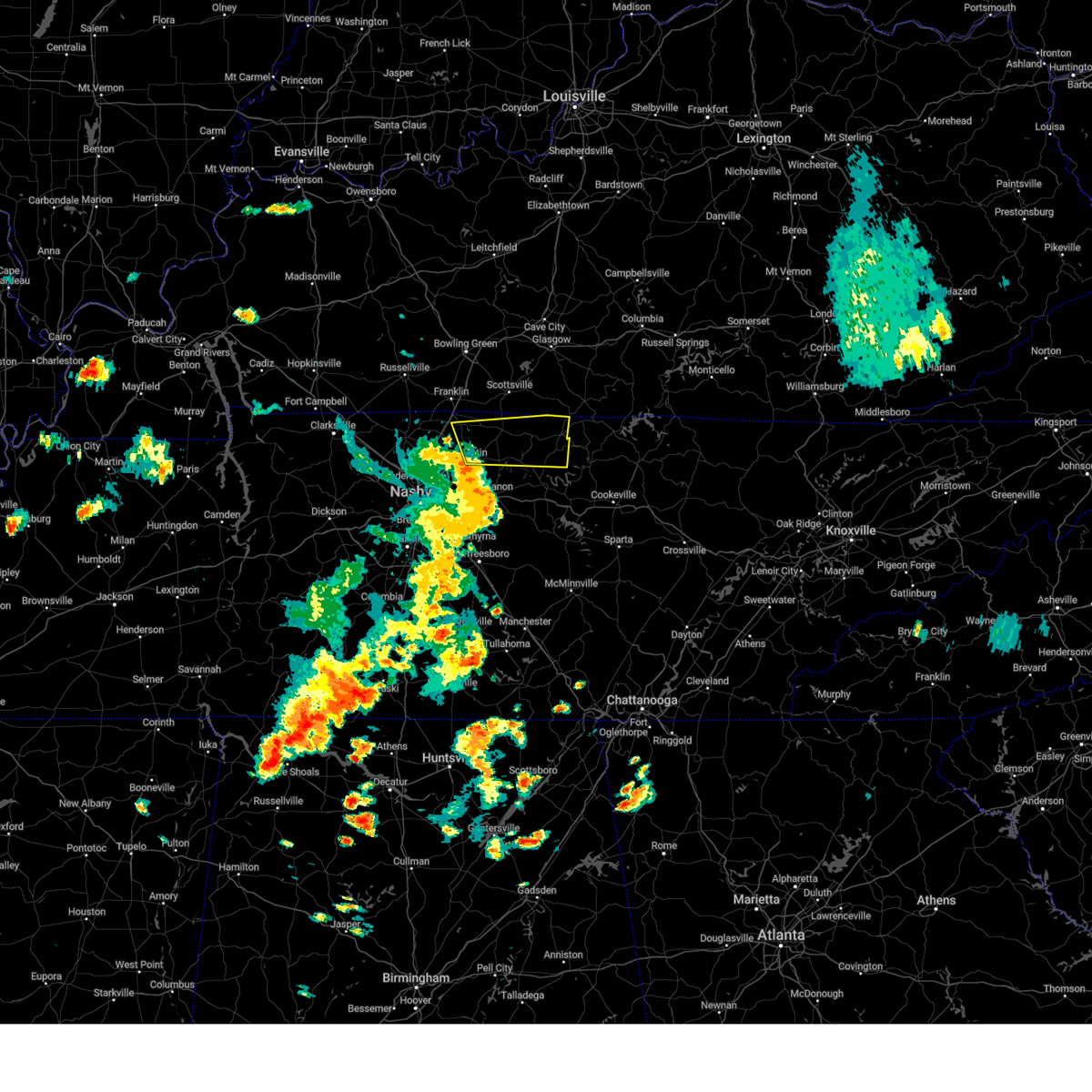 Interactive Hail Maps Hail Map for Red Boiling Springs, TN