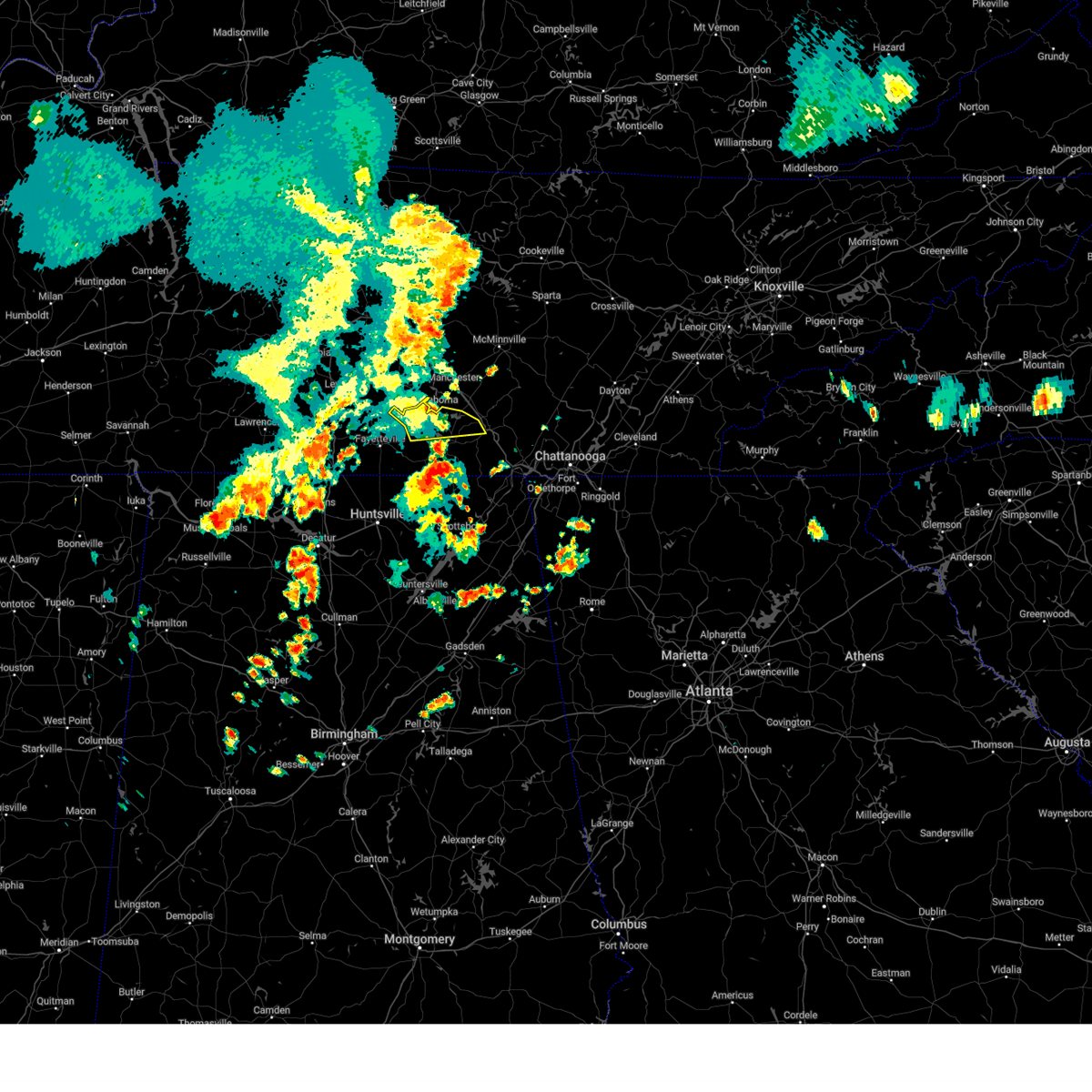 Interactive Hail Maps Hail Map for Sewanee, TN