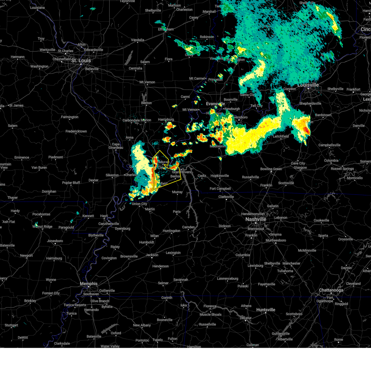 Interactive Hail Maps Hail Map for Mayfield, KY