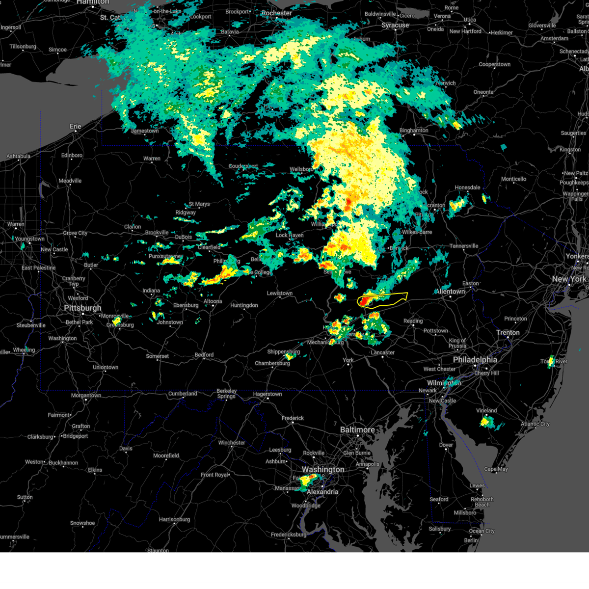 Interactive Hail Maps Hail Map for Pine Grove, PA