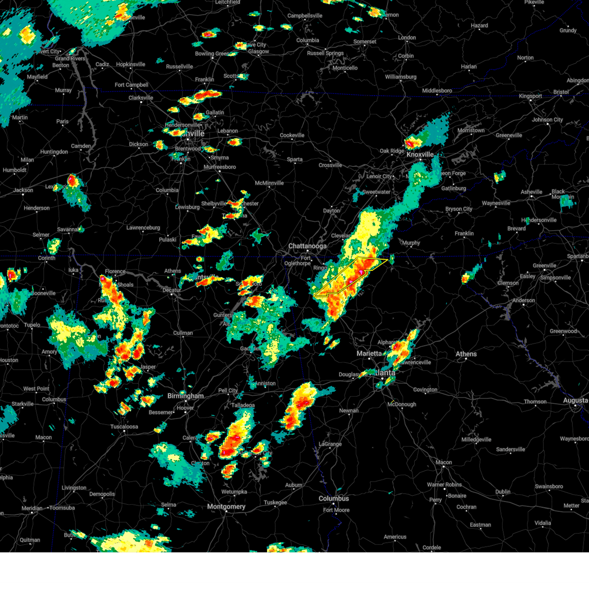 Interactive Hail Maps Hail Map for Dalton, GA