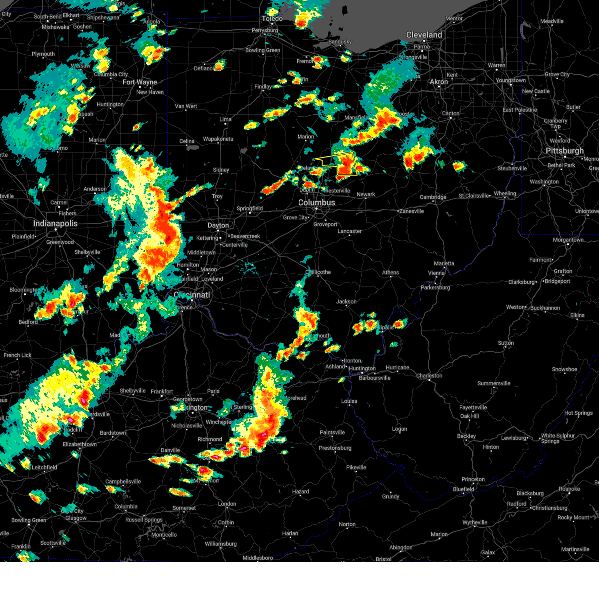 Interactive Hail Maps Hail Map for Marengo, OH