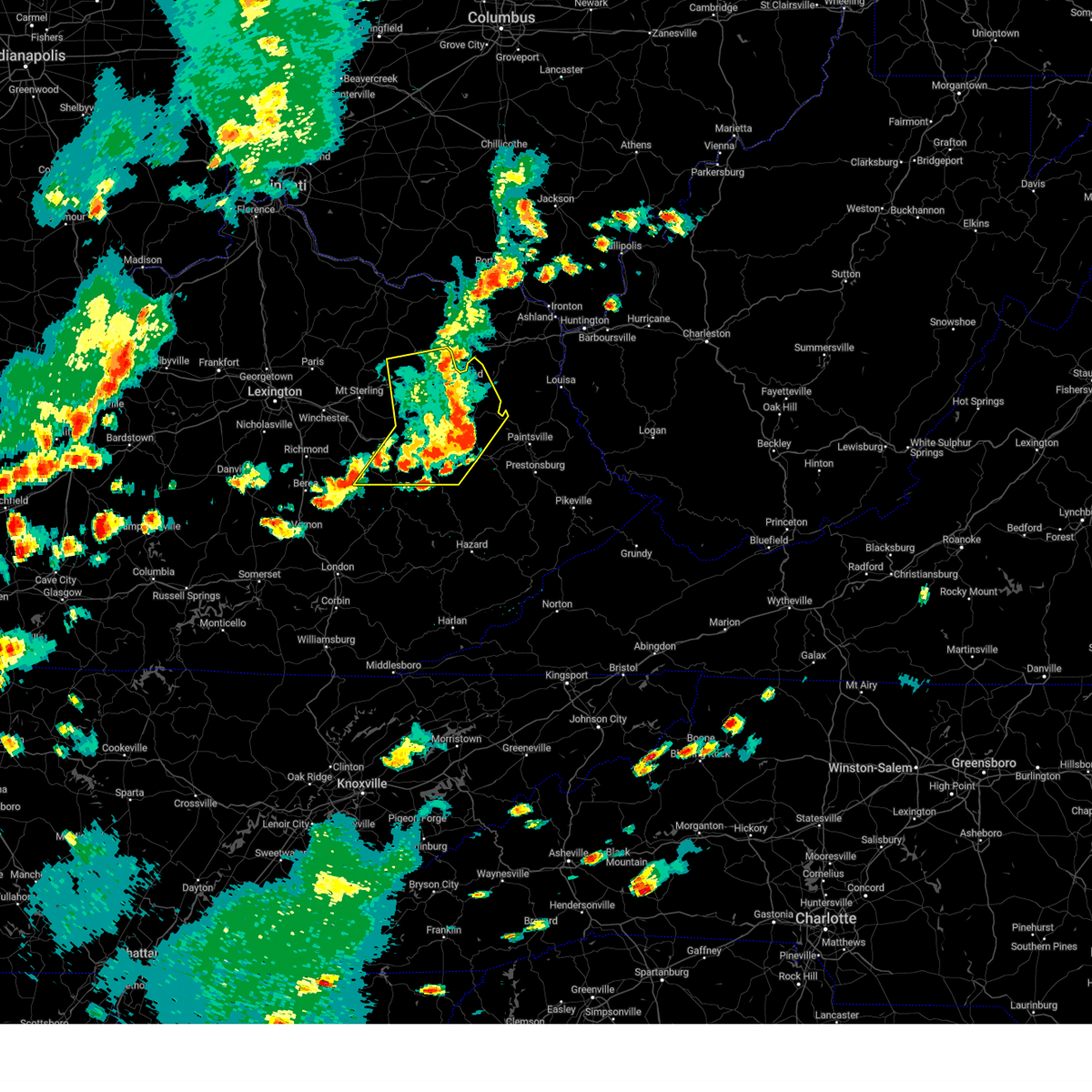 Interactive Hail Maps Hail Map for Beattyville, KY