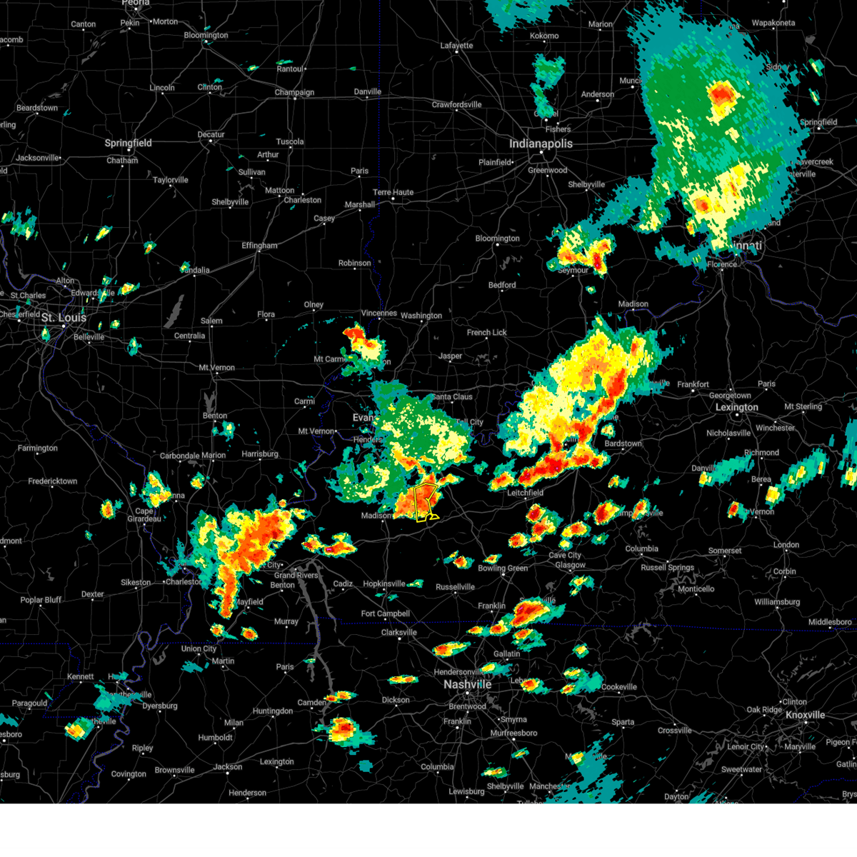 Interactive Hail Maps Hail Map for Bremen, KY