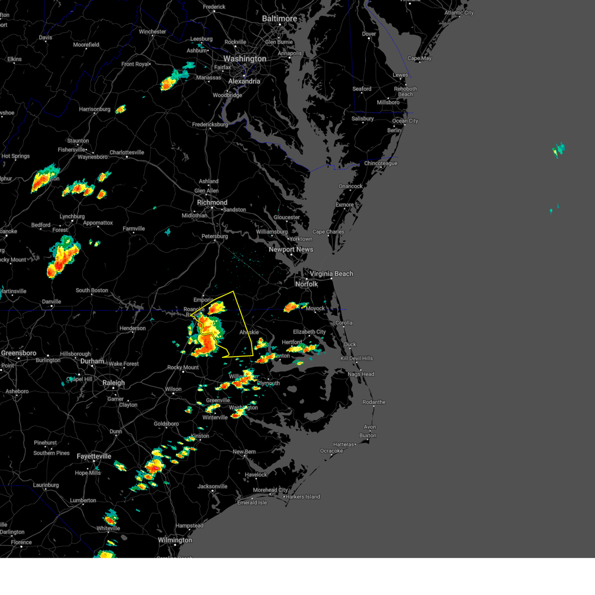 Interactive Hail Maps Hail Map for Aulander, NC