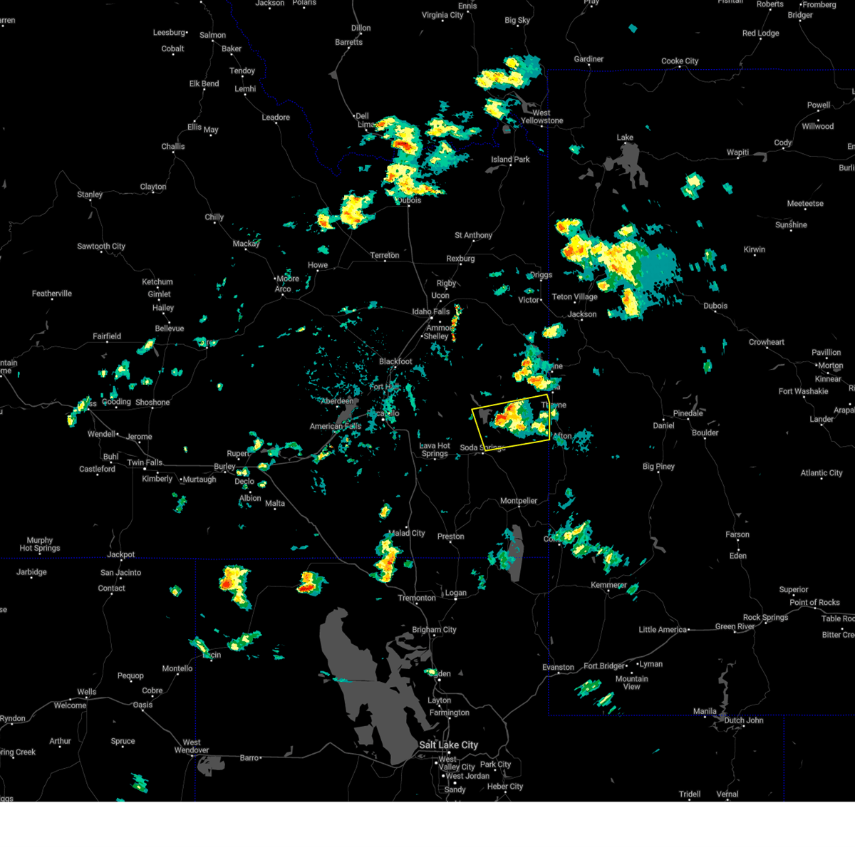 Interactive Hail Maps Hail Map for Freedom, WY