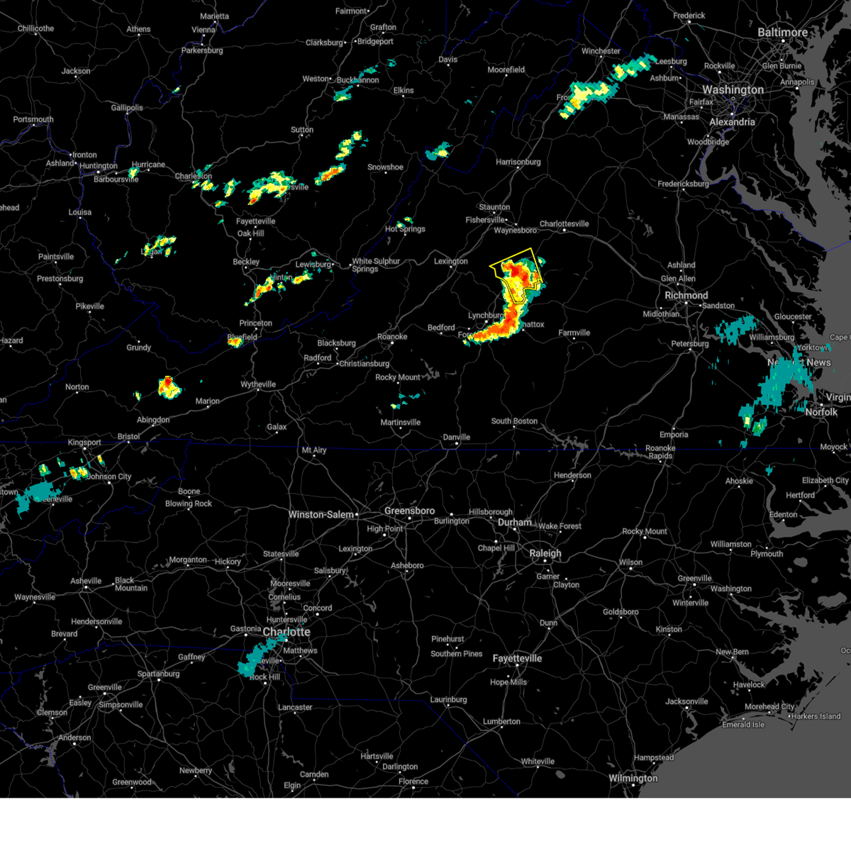 Interactive Hail Maps Hail Map for Arrington, VA