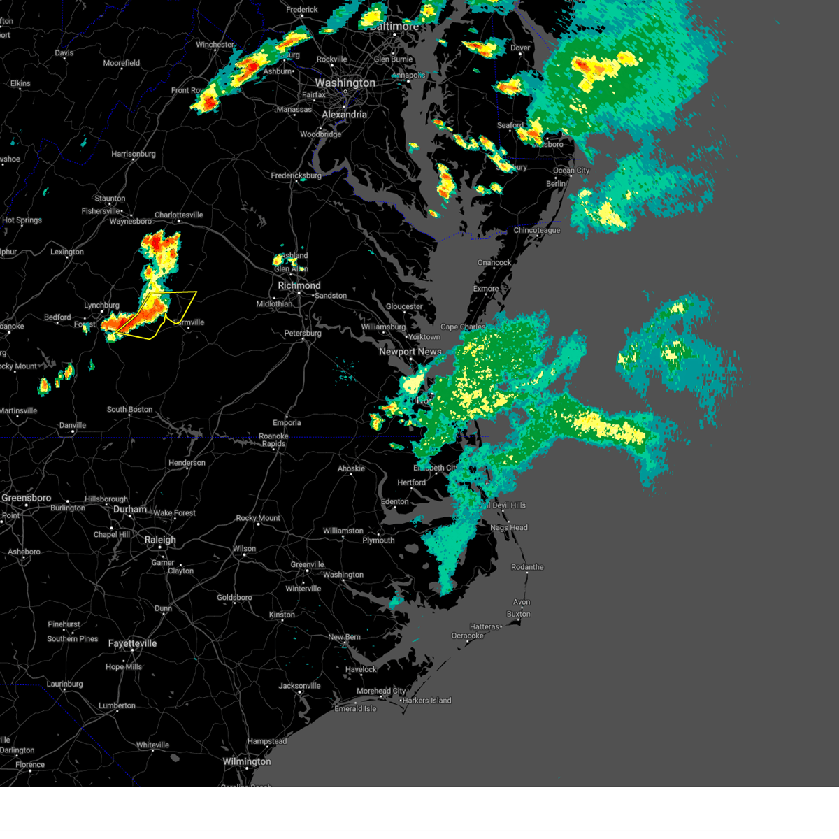 Interactive Hail Maps Hail Map for Dillwyn, VA