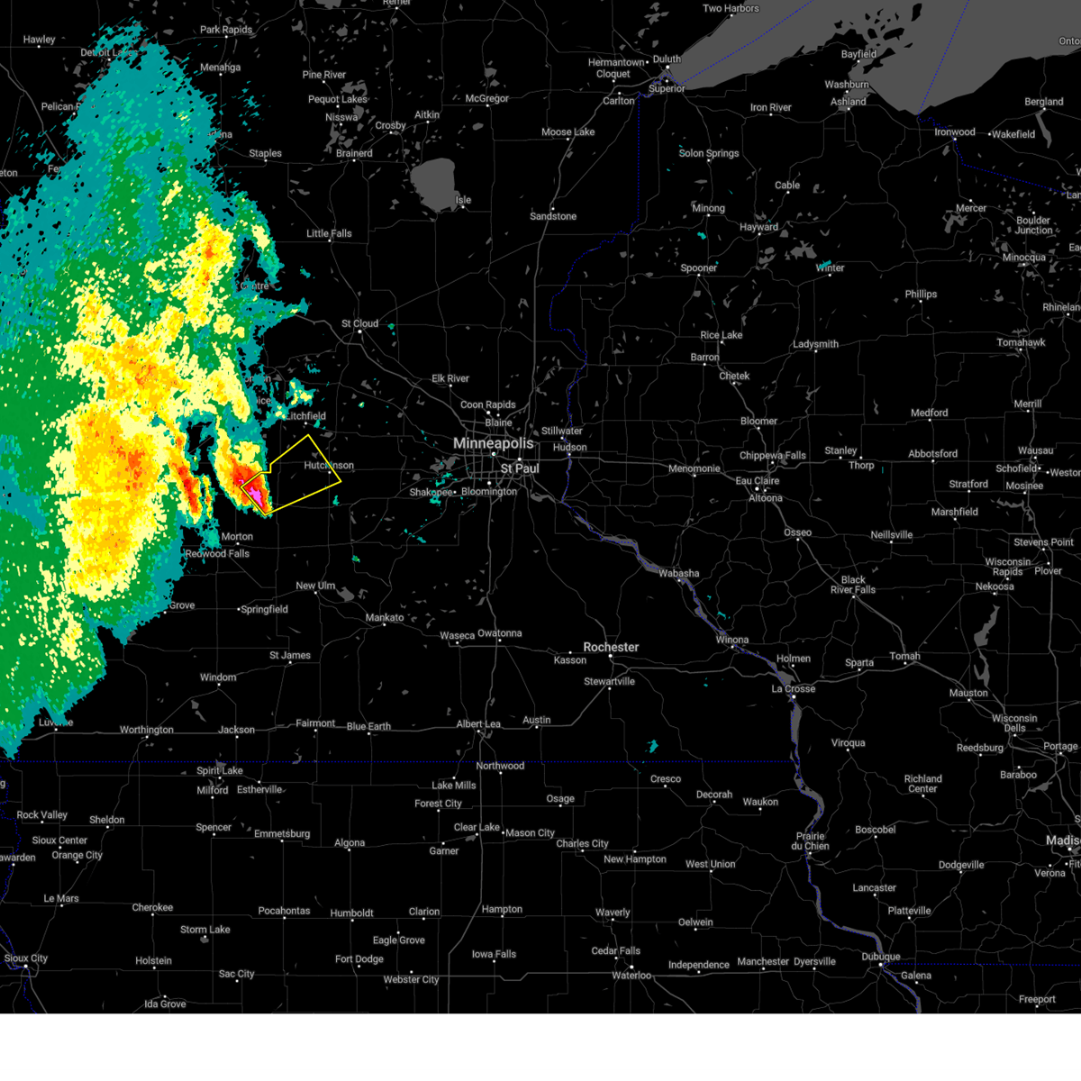 Interactive Hail Maps Hail Map for Hector, MN