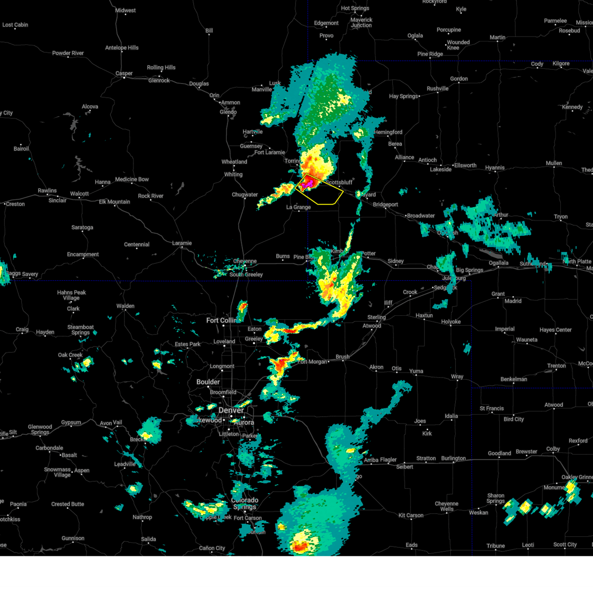 Interactive Hail Maps Hail Map for Gering, NE