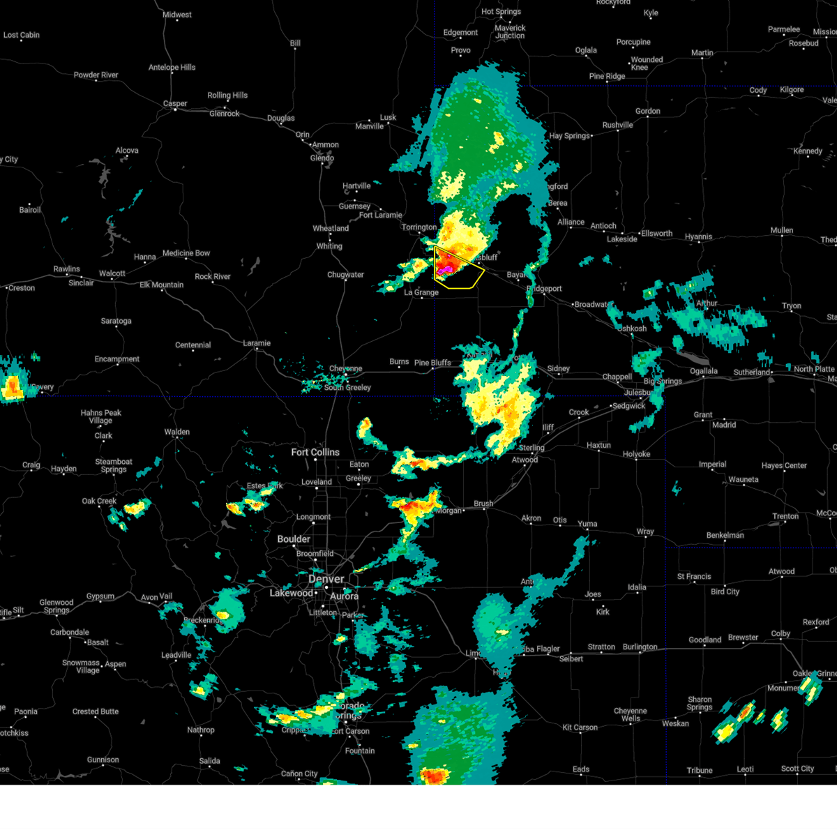 Interactive Hail Maps Hail Map for Lyman, NE