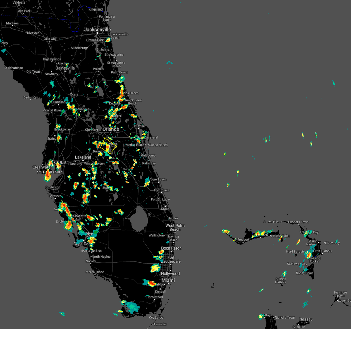 Interactive Hail Maps Hail Map for Kissimmee, FL