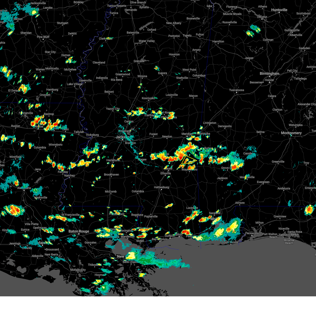 Interactive Hail Maps Hail Map for Shubuta, MS