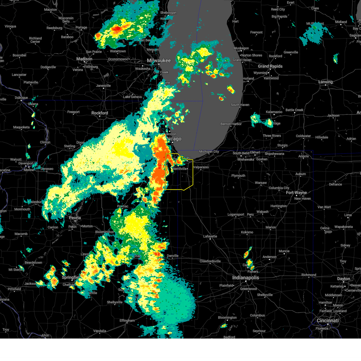 Interactive Hail Maps Hail Map for Chicago, IL