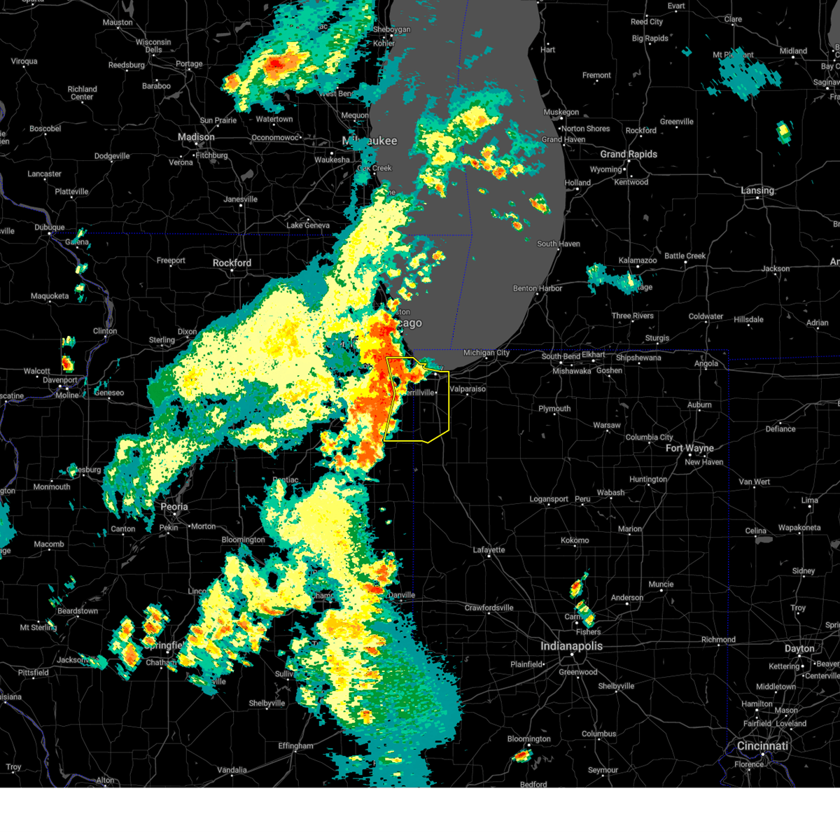 Interactive Hail Maps Hail Map for Beecher, IL
