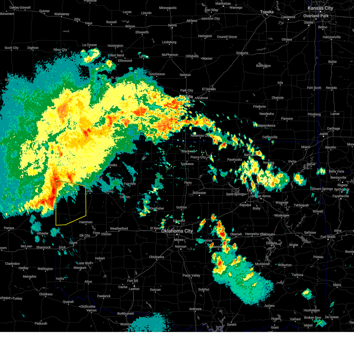 Interactive Hail Maps Hail Map for Reydon, OK