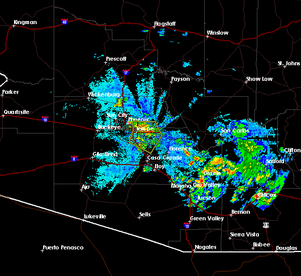 Interactive Hail Maps Hail Map for Sacaton, AZ