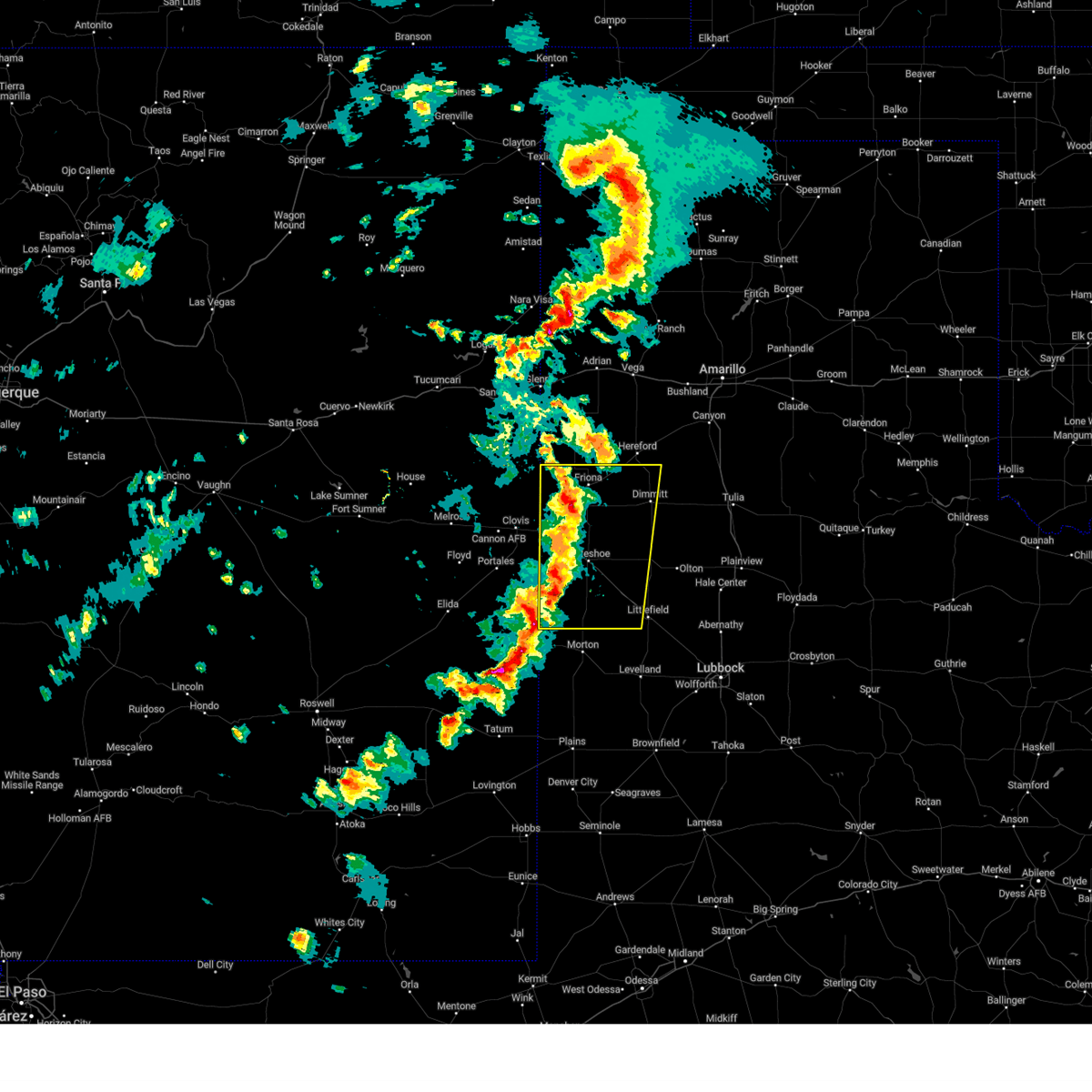 Interactive Hail Maps Hail Map for Bovina, TX