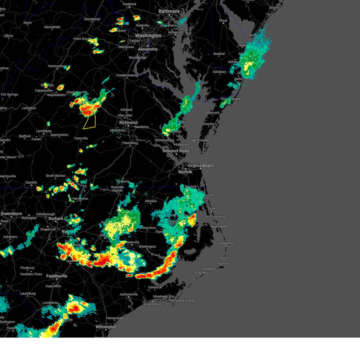 Interactive Hail Maps Hail Map for Cumberland, VA
