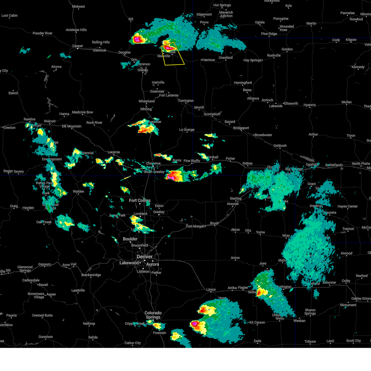 Interactive Hail Maps Hail Map for Lusk, WY