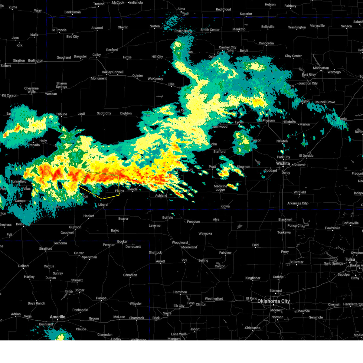 Interactive Hail Maps Hail Map for Satanta, KS