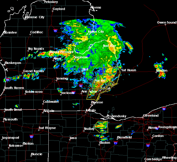 Interactive Hail Maps Hail Map for Detroit, MI