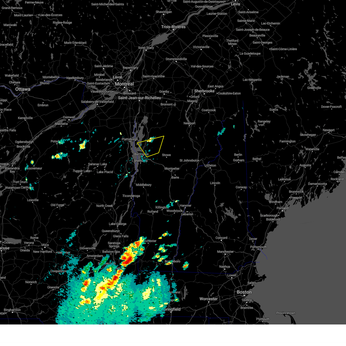 Interactive Hail Maps Hail Map for Cambridge, VT
