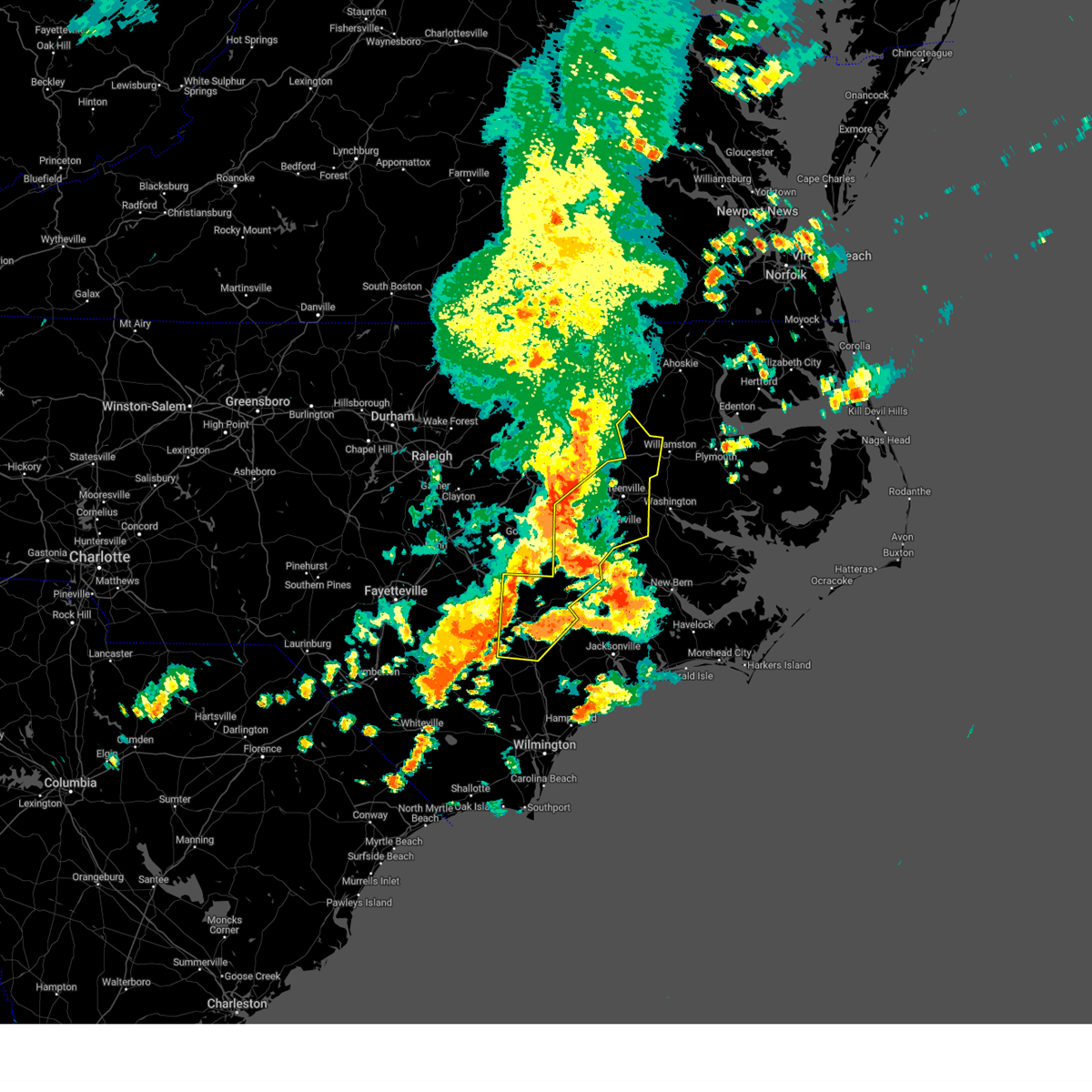 Interactive Hail Maps Hail Map for Greenville, NC
