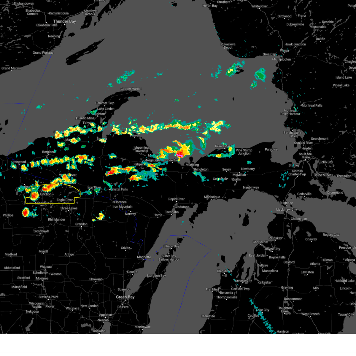 Interactive Hail Maps Hail Map for Lac du Flambeau, WI