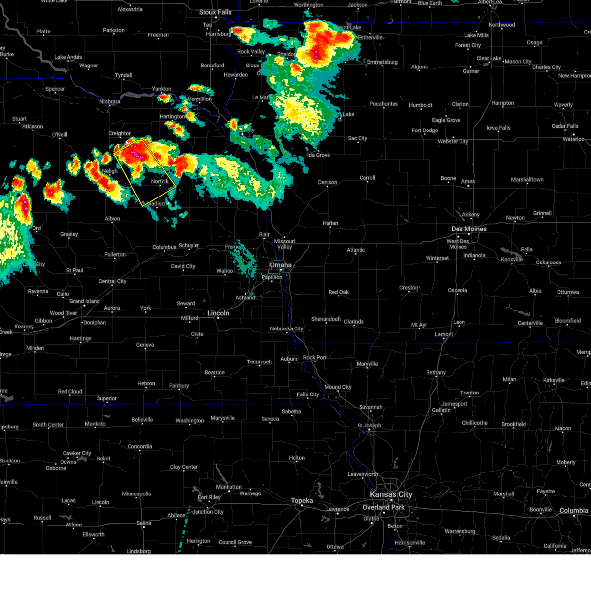 Interactive Hail Maps Hail Map for Osmond, NE