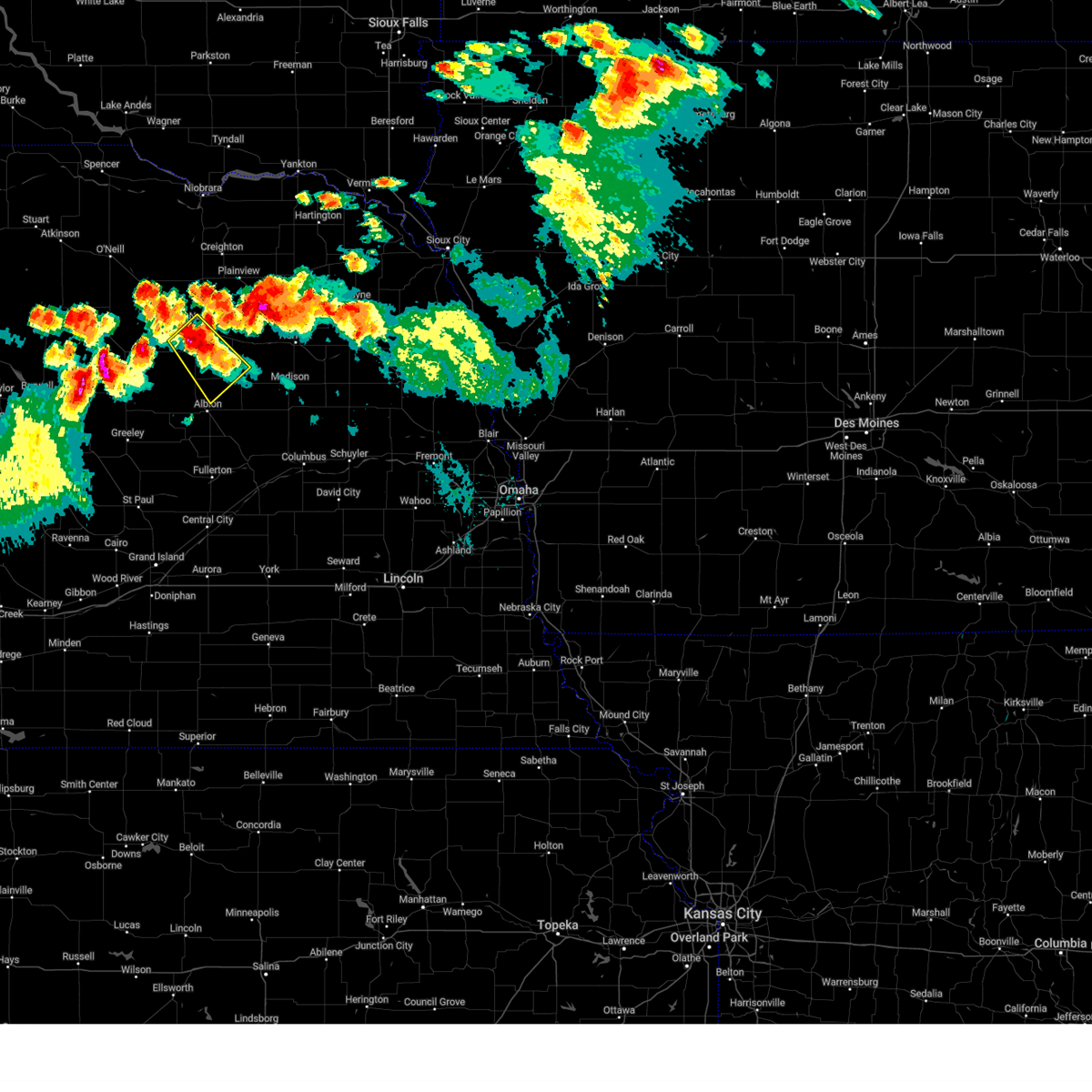 Interactive Hail Maps Hail Map for Oakdale, NE