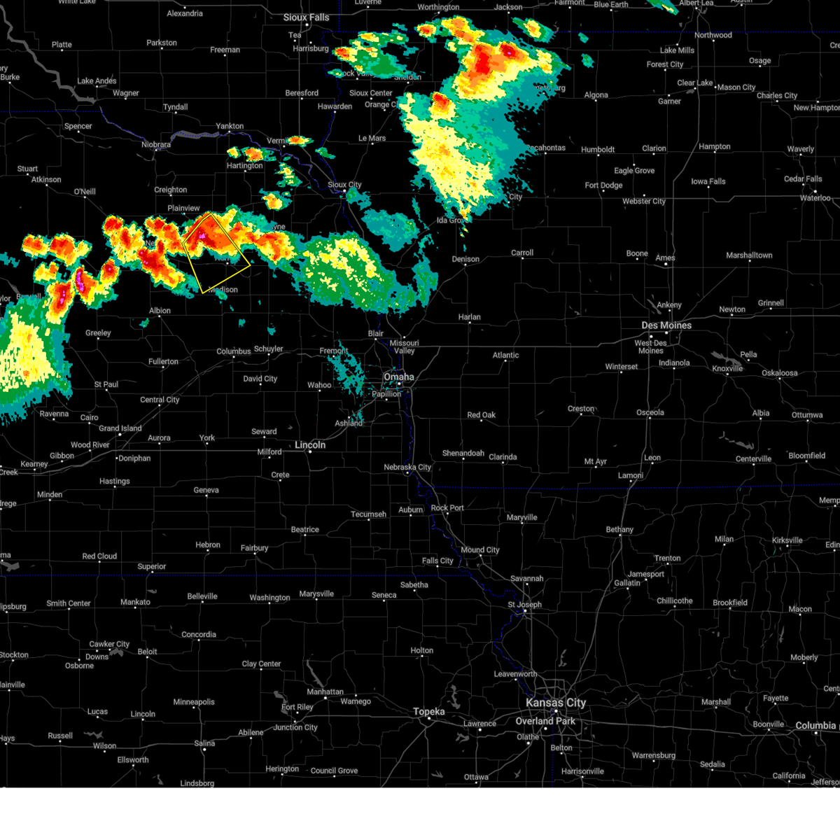 Interactive Hail Maps Hail Map for Hadar, NE