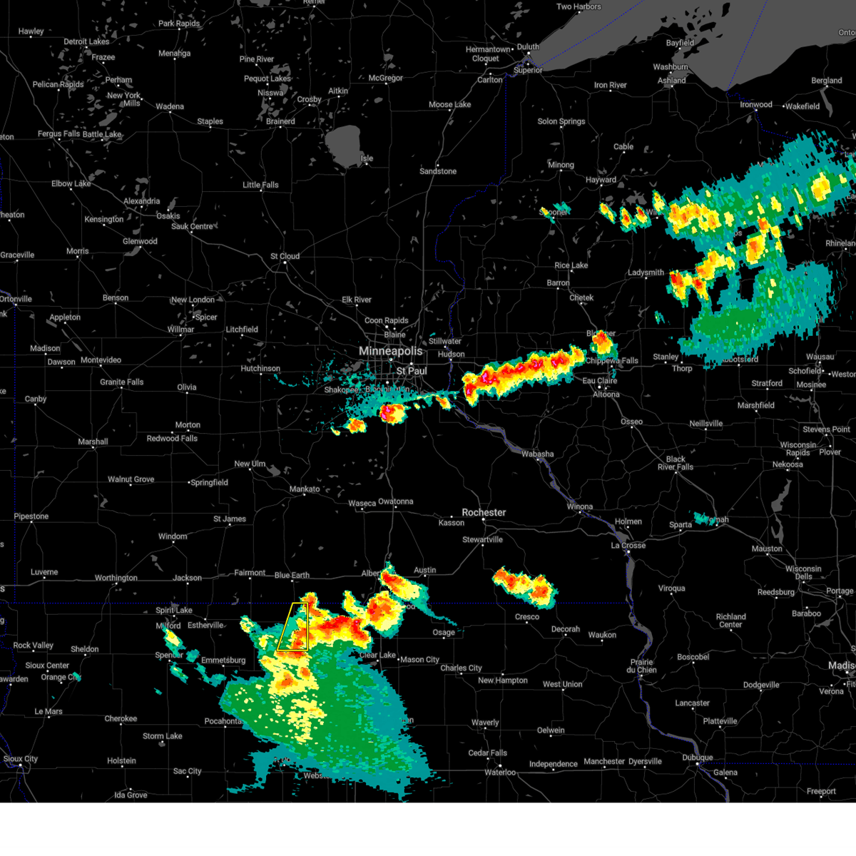 Interactive Hail Maps Hail Map for Titonka, IA