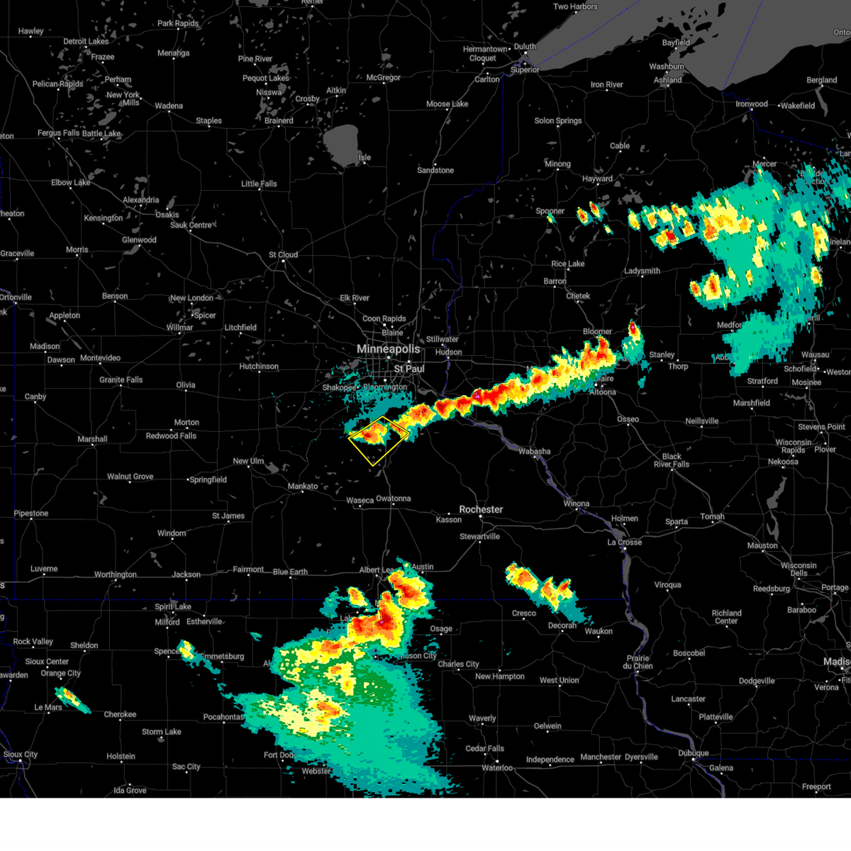 Interactive Hail Maps Hail Map for Elko New Market, MN