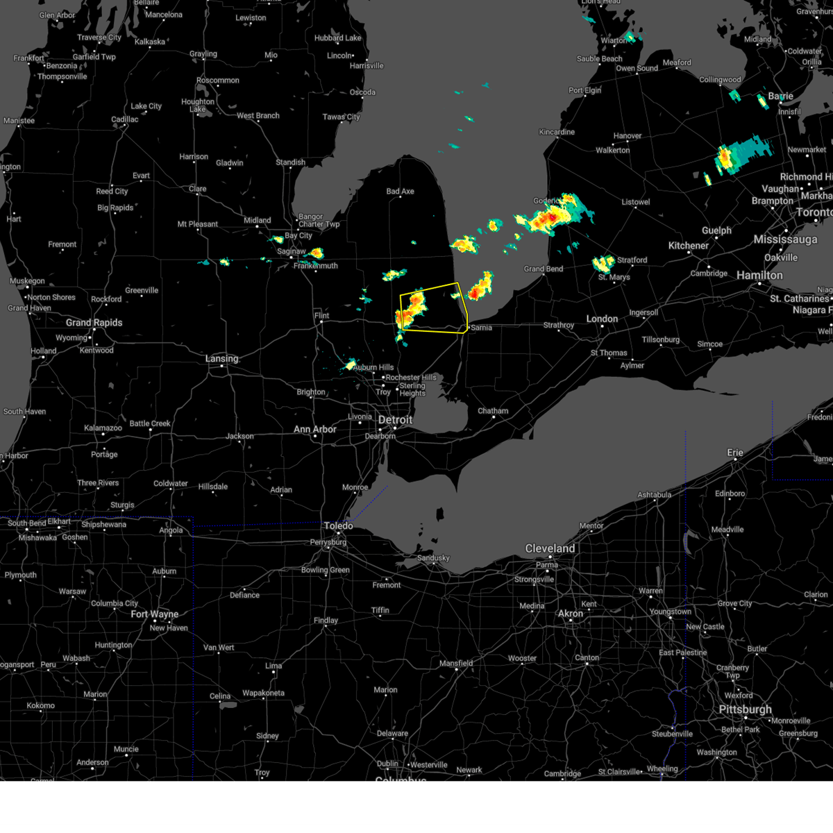 Interactive Hail Maps Hail Map for Capac, MI