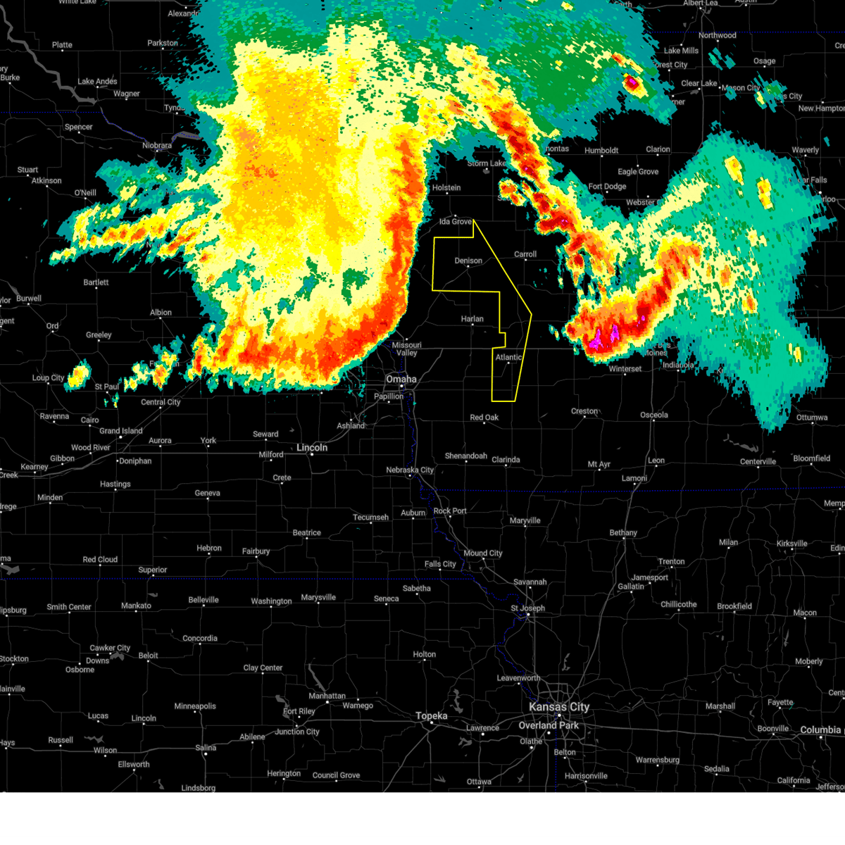 Interactive Hail Maps Hail Map for Schleswig, IA