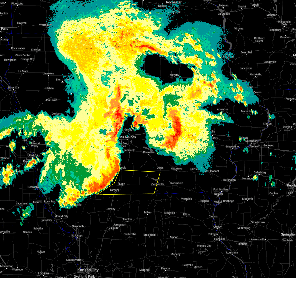 Interactive Hail Maps Hail Map for Humeston, IA