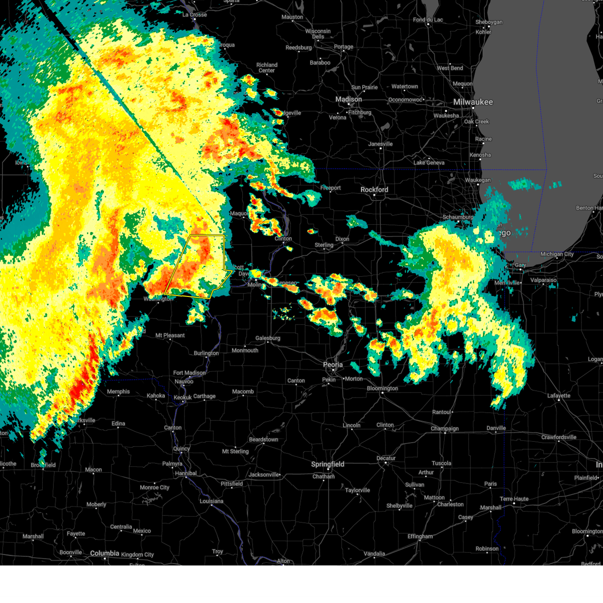 Interactive Hail Maps Hail Map for Iowa City, IA