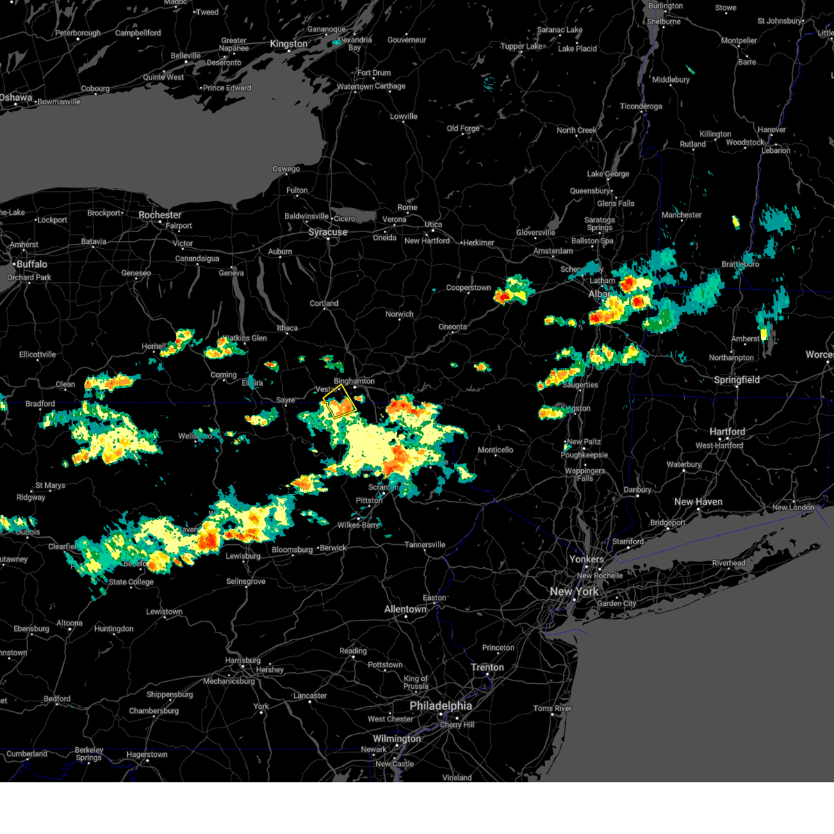 Interactive Hail Maps Hail Map for Endicott, NY