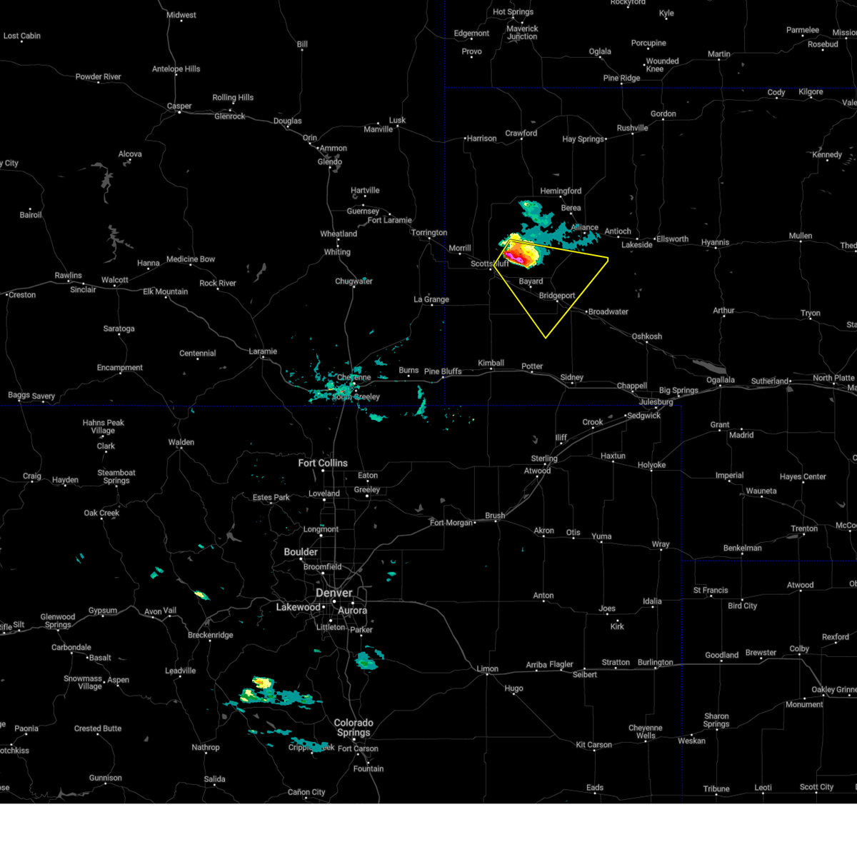 Interactive Hail Maps Hail Map for Minatare, NE