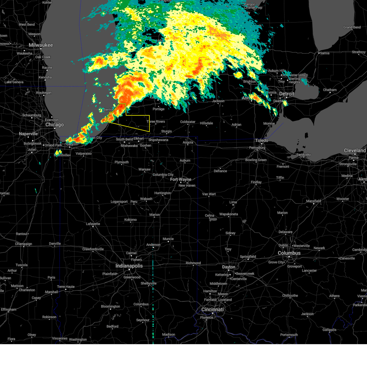 Interactive Hail Maps Hail Map for Marcellus, MI