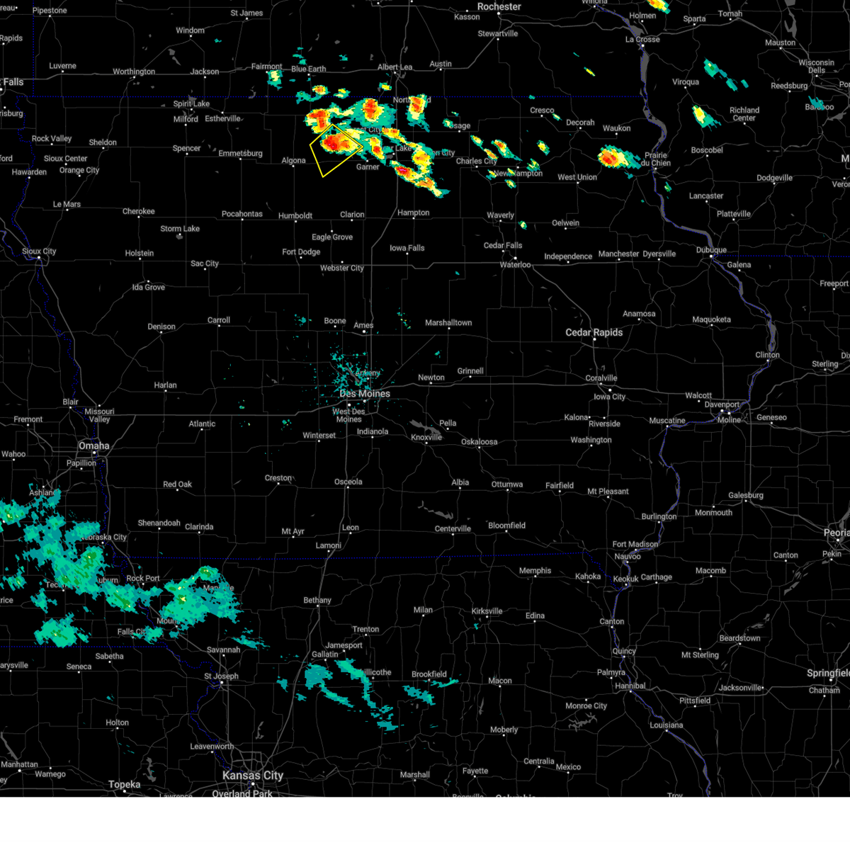 Interactive Hail Maps Hail Map for Titonka, IA
