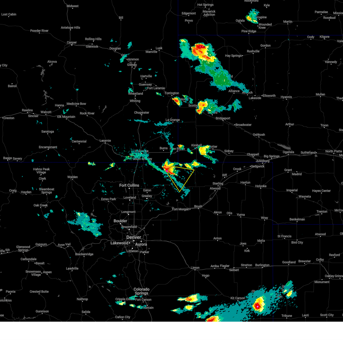 Interactive Hail Maps Hail Map for Grover, CO