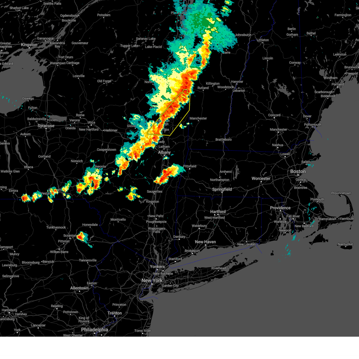 Interactive Hail Maps Hail Map for Saratoga Springs, NY